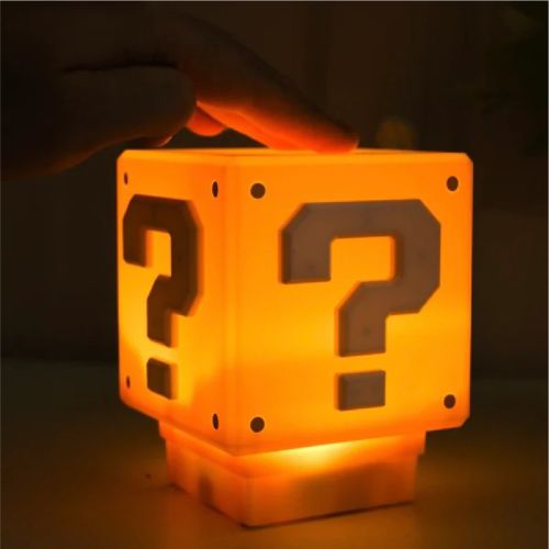 Cubo Mario Bros Lampara